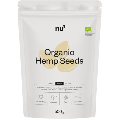 nu3 Bio Hemp Seeds - 500 g Cene