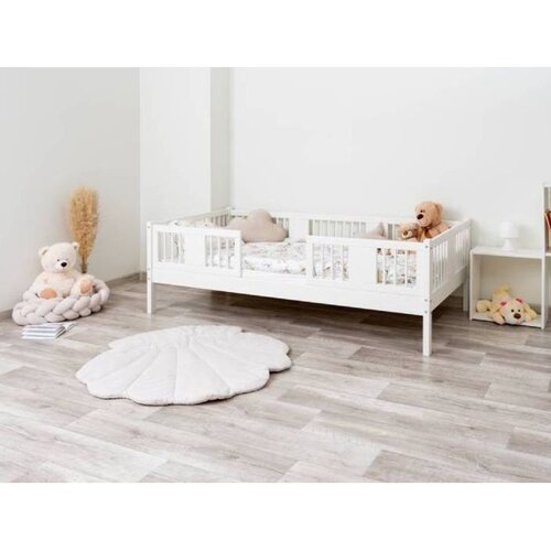 Molarem Home Drveni dječji krevet Luna 20 - bijeli - 200x90 cm - Bez ladice Cene