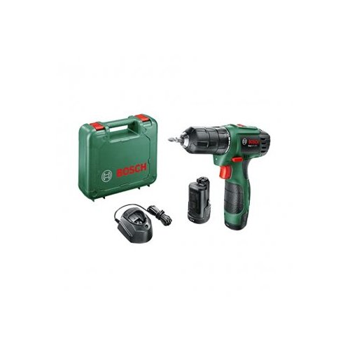 Bosch zeleni alat Easy Drill 1200 Akumulatorska bu&scaron;ilica 2 x 1,5 Ah + GAL 1210 CV u koferu sa setom priborom Cene