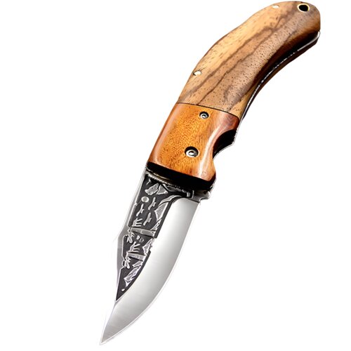 IZMAEL Vanjski sklopivi nož - 20,5 / 12cm / Smeđa Cene