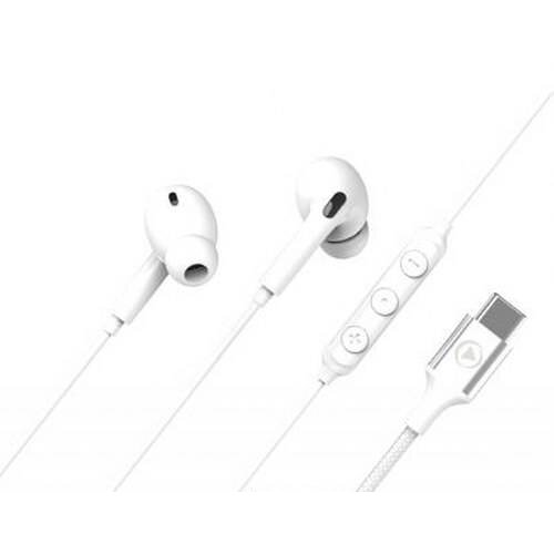 Oem FORCE PLAY, U&scaron;esne slu&scaron;alke USB C z daljinskim upravljalnikom in mikrofonom, Bela, (5000231631) Cene