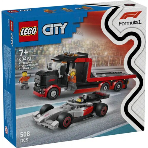 Lego City 60493 izložbeni kamion F1 s trkaćim automobilom Audi F1 Slike