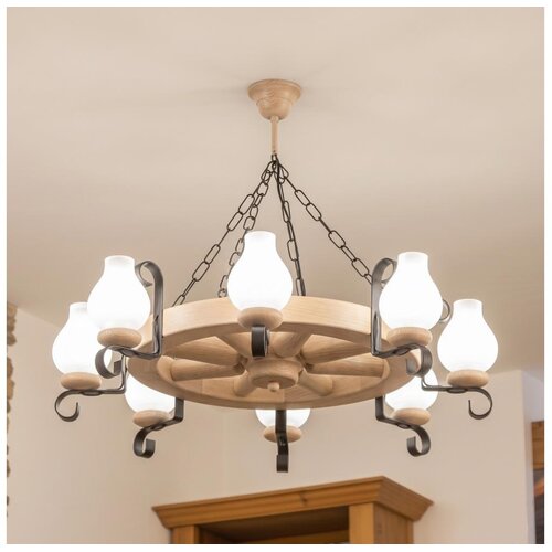 Brilagi Luster na lancu ROATA 8xE14/40W/230V hrast Cene
