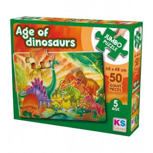 KS Games Igračka puzzle jumbo Dinosaurusi JP31012 68x48cm 50 dijelova Slike