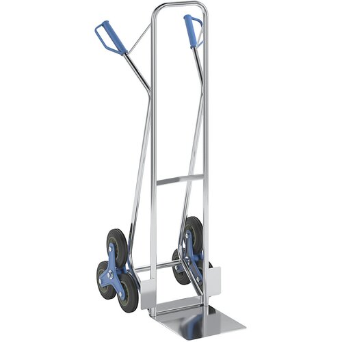 eurokraft basic aluminijast stopniščni voziček za prevoz vreč, nakladalna površina šxg 300 x 290 mm, nosilnost 100 kg Cene