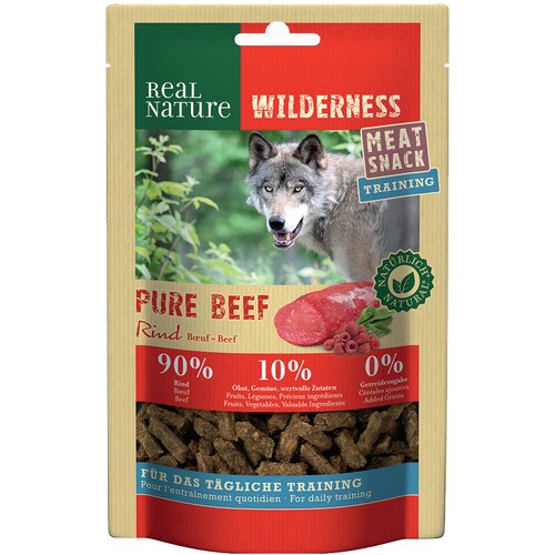 Real Nature poslastica za pse Wilderness Meat Snack Soft Training govedina 150 g Cijene