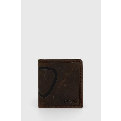 Strellson Usnjena denarnica moški, rjava barva