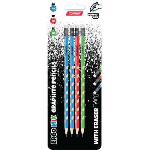 Target grafitna olovka s gumicom ergo mix bl.4/1 27834 Slike