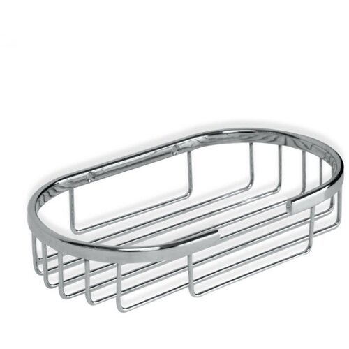 Tatay OVALNA žičana polica PLITKA 11X4X20CM INOX Slike