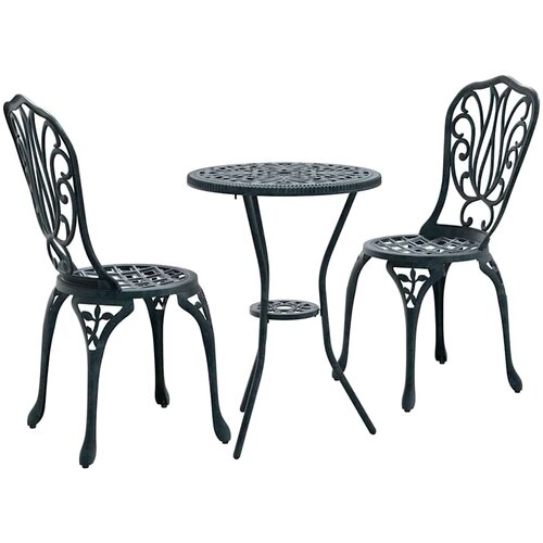 Bistro set za vrt 3 pcs Aluminij Slike