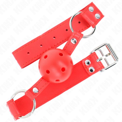 Kink Gag Hollow Hard Red (4,5 Cm) Cene