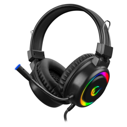Rampage Slu&amp;scaron;alice sa mikrofonom gaming SN-R10 ALQUIST black, 3,5 mm, RGB, 35527 Slike