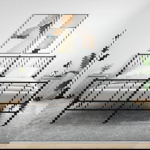 VidaXL Nočna omarica 2 kosa siva sonoma 40x30x50 cm inženirski les Slike