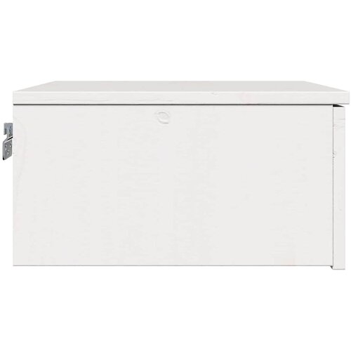  Noćni ormarić 2 pcs Bijelo 37 x 35 x 18,5 cm Masivna borovina Slike