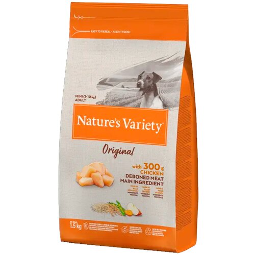 Nature's Variety original dog adult mini piletina 1.5KG Slike