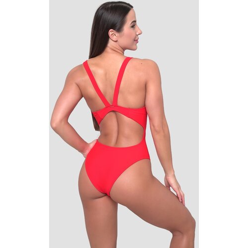 GymBeam jednodelni kupaći kostim sports red 103732 Slike