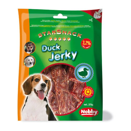 Nobby starsnack jerkey, raca &amp;ndash; 375 g Slike