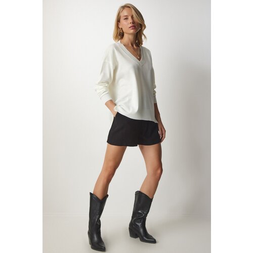  Sweater - Ecru - Oversize Slike