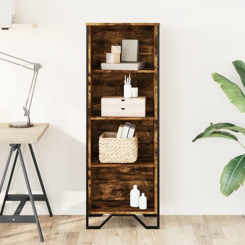  Regal za knjige boja hrasta 50x31x137,5 cm konstruirano drvo Slike