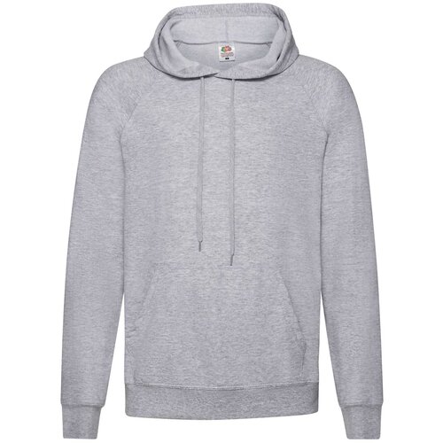 Fruit Of The Loom Szara bluza męska z kapturem Lightweight Hooded Sweat Cijene