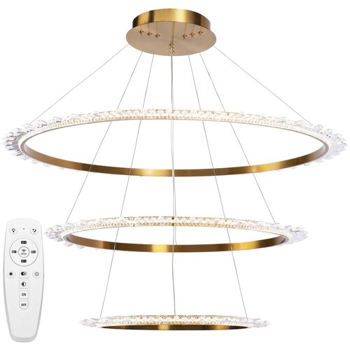 Toolight Suvremena Zlatna Stropna Lampa APP1609-3C Slike