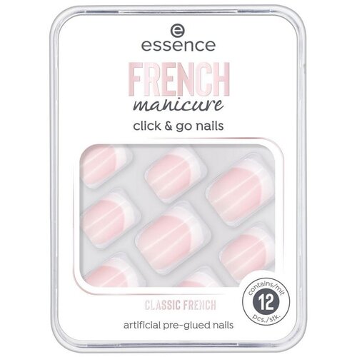 Essence french manicure click &amp;amp; go ve&amp;scaron;tački nokti 01 Slike