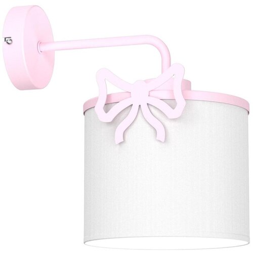  Dečija zidna lampa SWEET 1xE27/15W/230V, bela/roze, sa ma&scaron;nom Cene