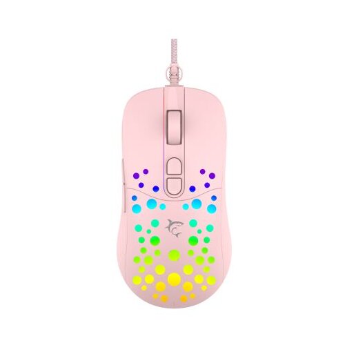 WHITESHARK Tristan-2 GM-9004 RGB gaming mi&amp;scaron; 12.800 DPI, rozi Slike