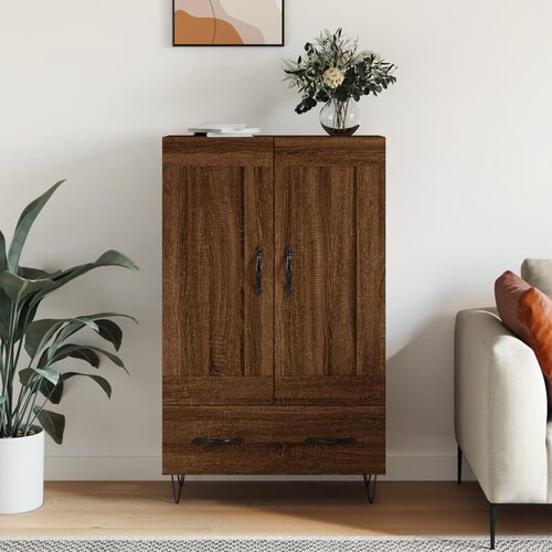 vidaXL Visoka komoda smeđa boja hrasta 69 5x31x115cm konstruirano drvo Cijene