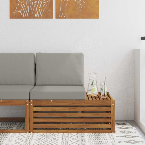  Vanjski krajnji kauč s jastukom Prirodna 91 x 63 x 73 cm Cijene