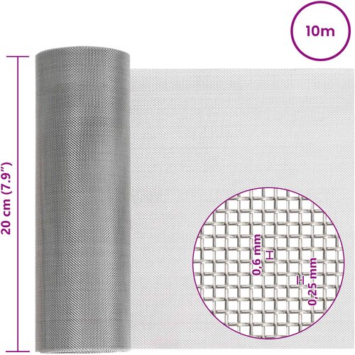  tkanina 20 x 1000 cm 30 Mesh Nehrđajući čelik 201 Slike