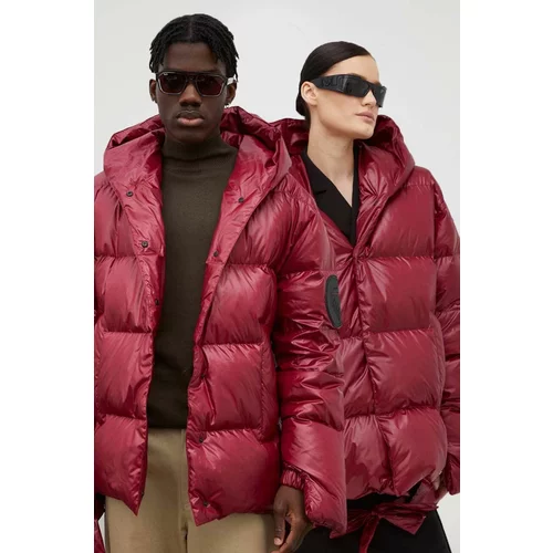 MMC Studio Pernata jakna Jesso za žene, boja: bordo, za zimu, oversize
