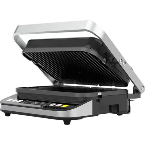 Aeno ''Electric Grill EG5: 2000W, 2 heating modes - Lower Grill, Both Grills, 6 preset programs, Defrost, Max opening angle -180