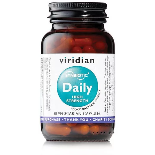 Viridian Nutrition Probiotiki dnevna simbioza, močnejši (30 kapsul)
