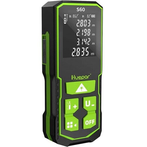 HUEPAR pRO Aku. digitalni merilec razdalje 60M HD LCD USB S60 Cene