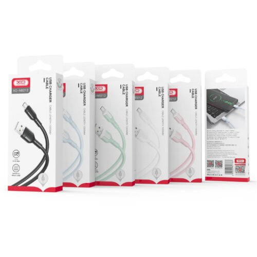XO USB kabal NB212 USB &amp;ndash; USB-Iphone 1,0 m 2,1A Refuza Slike