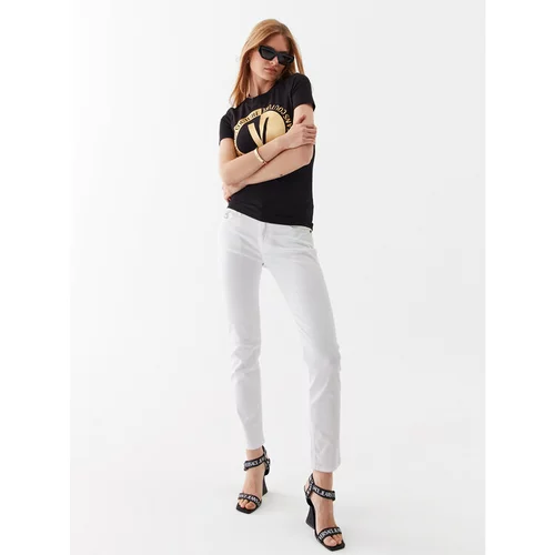 Versace Jeans Couture Jeans hlače 74HAB5S0 Bela Regular Fit