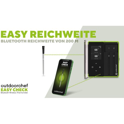 OUTDOORCHEF Easy Check Dual brezžicni za žaromet žar na drva Bluetooth 14.491.95 Slike