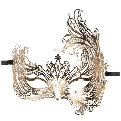 EasyToys - Fetish Collection metalna maska Asymmetrical, zlatna Cijene