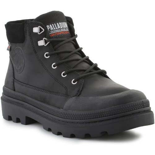 Palladium Pol&amp;scaron;kornji Pallatroopercuff Wp+ 04365-008-M Black Črna Slike