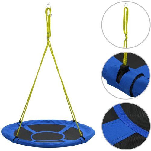 vidaXL Gugalnica 110 cm 100 kg modra, (20795269) Cene