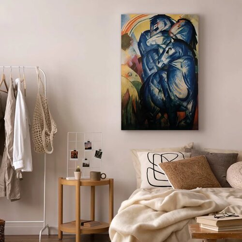  Slika - Franz Marc – The tower of blue horses 80x120 Standard Cene
