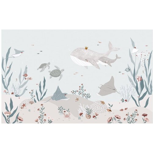 Lilipinso Dječja tapeta 400 cm x 248 cm Dreamy Seabed – Cijene