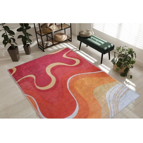 Vitaus Rdeča/oranžna pralna preproga 60x100 cm Colors of Joy &amp;ndash; Slike