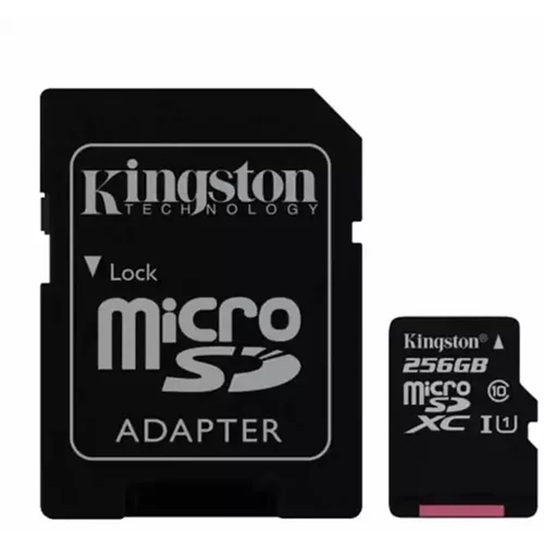 Kingston MicroSD Canvas Select Plus Memory Card 256GB ADAP Class10 (SDCS2/256GB)
