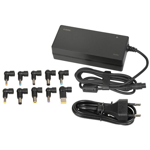 IBox univerzalni avtomatski polnilec 120W za prenosne računalnike - 10x vtikač Slike