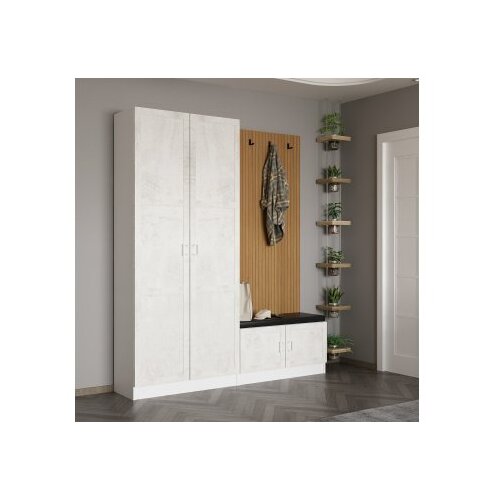 Woody Fashion noah - 8307 white hall stand Cene