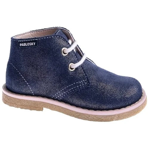 Pablosky Kalia Kids Boots 034322 B - Kalia Blue Inglese Plava