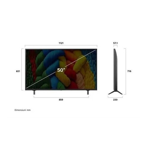 LG NanoCell televizor 50NANO80A3B, 4K Nano Cell , webOS Smart TV, Magic remote, Crni Slike