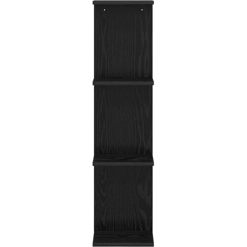  Polica na zidu 2 kom. Crni hrast 25 x 15 x 100 cm Slike